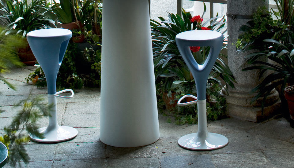 Zuff Stool by Serralunga Furniture Stool
